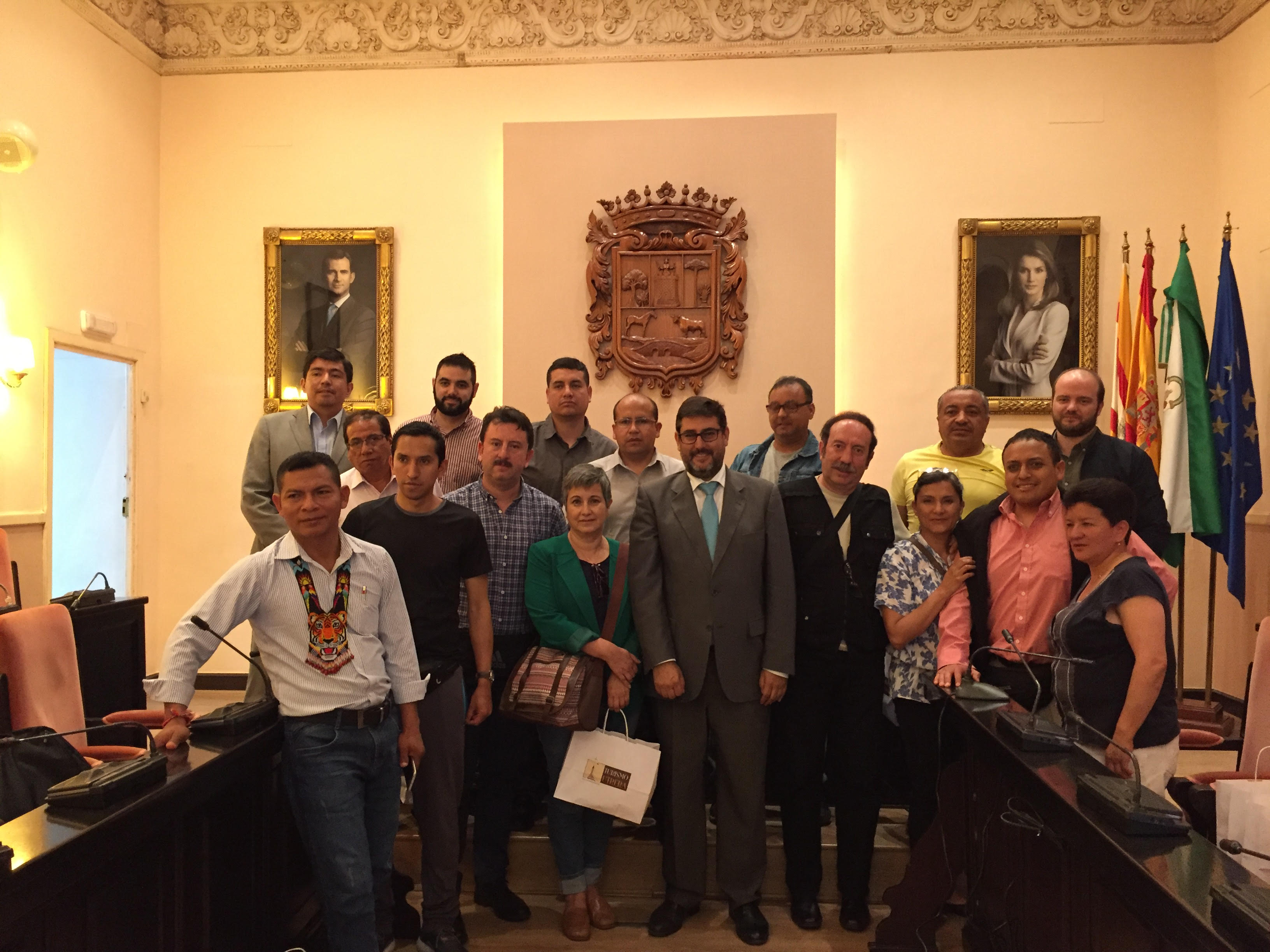Visita alcaldes Ecuador