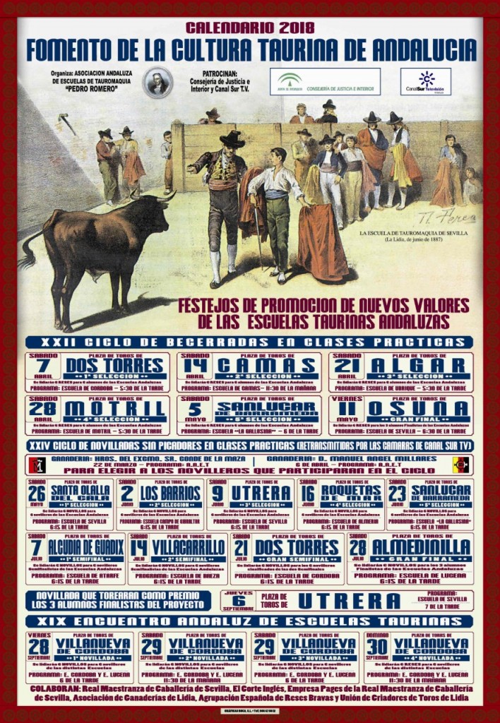 cartel de novilladas